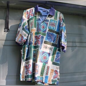 Bugle Boy Company XL Short Sleeve Collared Shirt